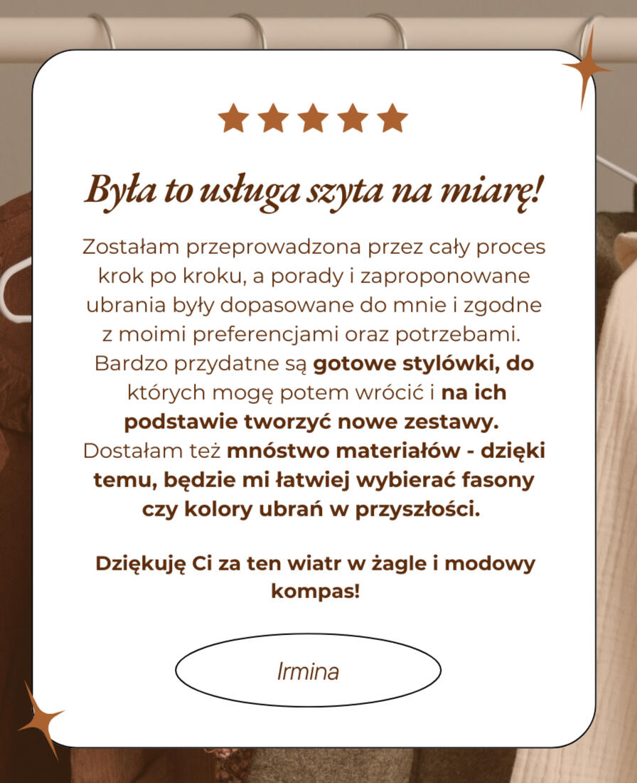stylistka ubrania praca