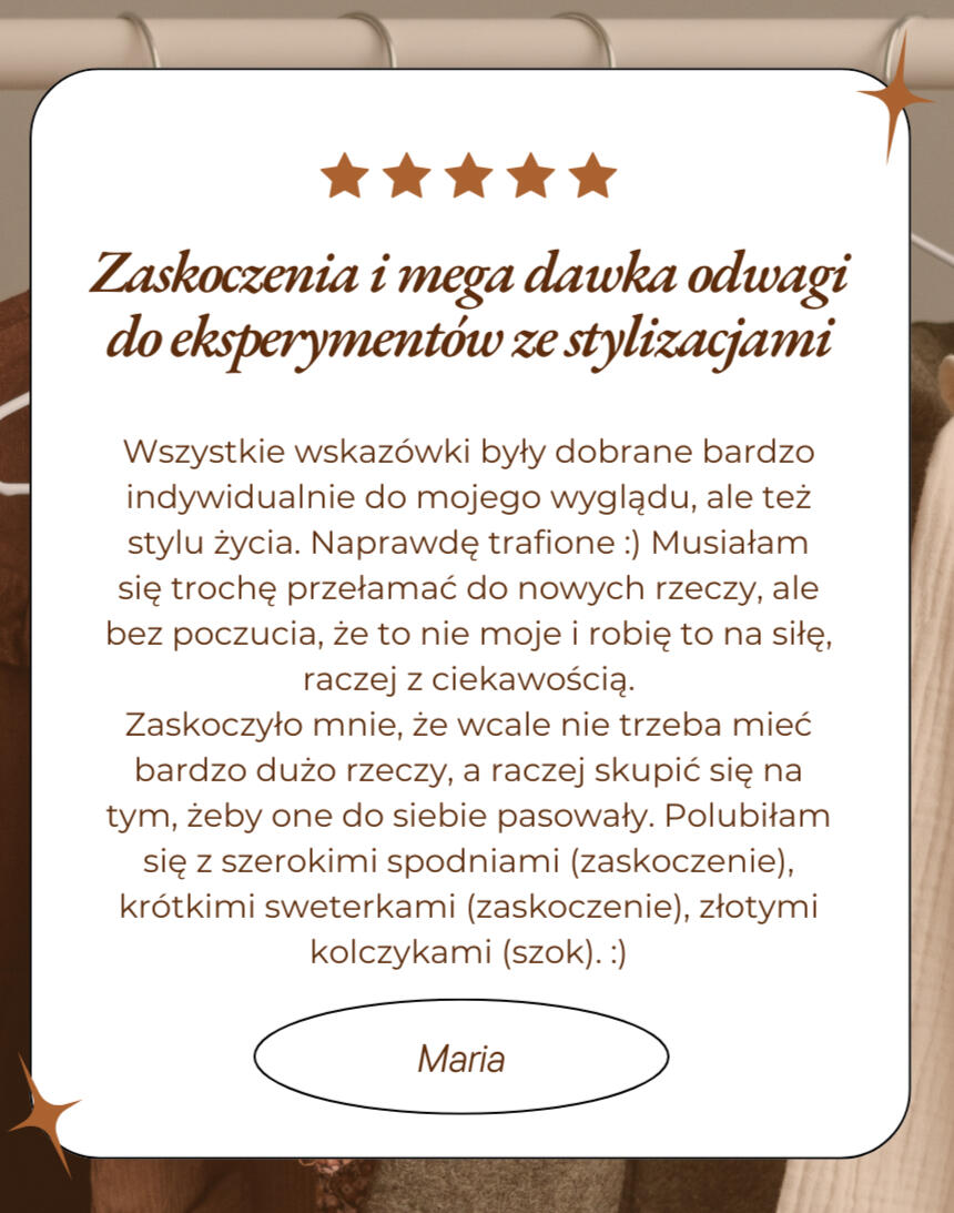 stylistka ubrania praca